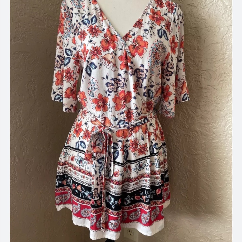 Blue Rain Romper Size Large - worn once!
